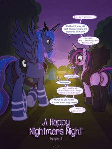 A Happy Nightmare Night (My Little Pony – Friendship Is Magic) [Syoee_B]