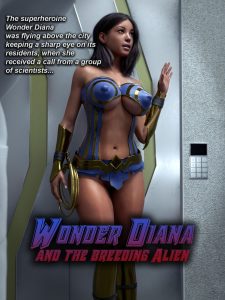 Wonder Diana And The Breeding Alien [BadOnion]